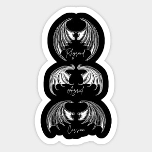Bat Boys Wings Sticker